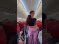 Womans dance on plane goes viral embarrasses netizens viral trending short.