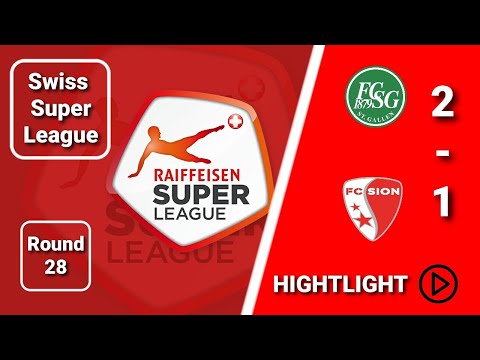 St. Gallen Sion Goals And Highlights