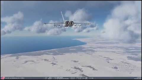 DCS F/A-18 C Hornet 20xCBU-99 strike