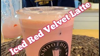 ريد ڤلڤت لاتيه   Iced Redvelvet Ltte