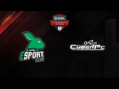 LoL - Melty vs CyberPC - ESL Championnat National - Winter 2016