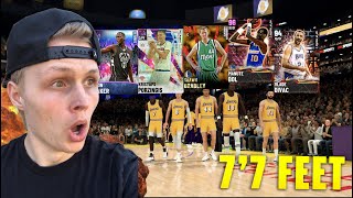 I Created the TALLEST TEAM in NBA 2K21 & It ISN'T FAIR...