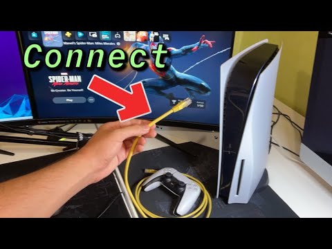 PS5 How to SET UP Ethernet Cable New!