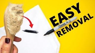 How To Get Magic Marker Out Of Clothes | Remove Permanent Marker, Sharpie Out Of Fabric