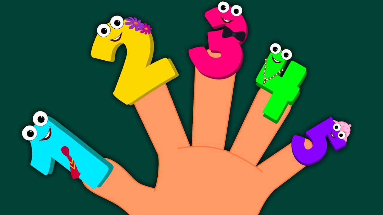 Numbers Finger Family Nursery Rhyme Videos For Kids YouTube