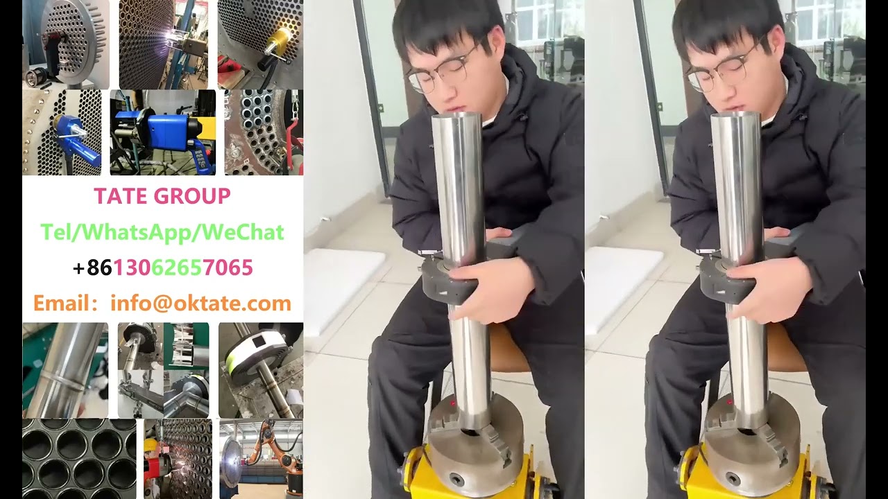 Clean Pharmaceutical Pipe Welding with Orbital TIG Machine for Pharma Industry 