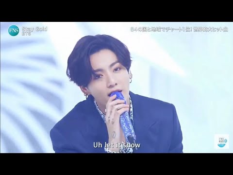 BTS - STAY GOLD (Live)  FNS Song Festival 2020
