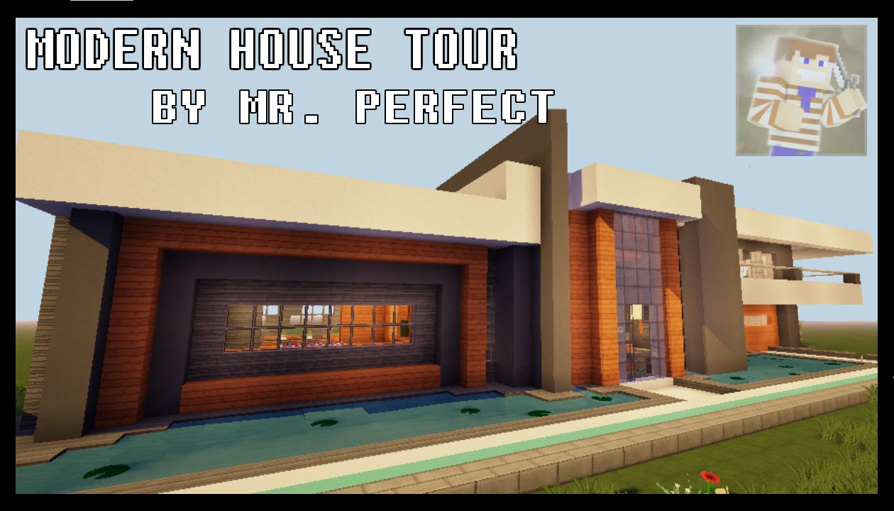 Minecraft : Modern House Tour - YouTube