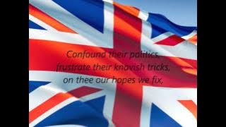 British National Anthem - 'God Save The Queen' (EN)