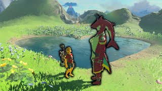 Taking Sidon and Link on a Date to Lovers Lake in Breath of the Wild
