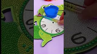 What A Cute Clock! #Diamondart #Diamondpainting #Satisfying #Asmr #Relaxing #Short