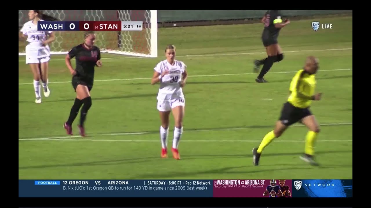 Stanford University Women's Soccer vs University of Washington Oct 6