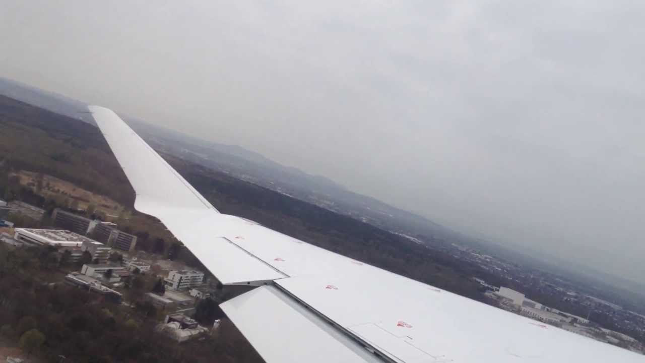Lufthansa CRJ-900 D-ACNU takeoff CGN (Cologne-Bonn)