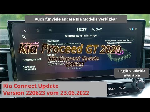 Kia Connect Update 220623 – Android Auto nun im Fullscreen (gezeigt im Kia Proceed GT 2020)