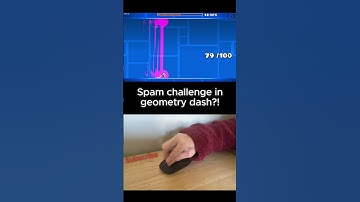 Geometry Dash Spam Challenge (100 click version) #geometrydash