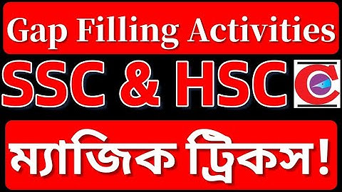 Gap Filling Activities Magic Shortcut Tricks For Class 8, 9, SSC, HSC, Hons