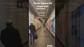 Times Square 42nd street tunnel #shorts #youtubeshorts #42ndstreet