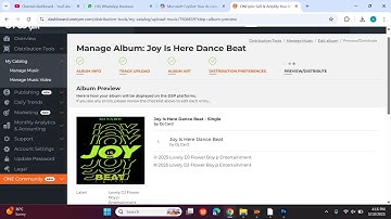 How to Add a New artist to OneRPM music Distribution Dashboard and Distribute a song with no Errors