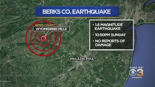 Small Earthquake Shakes Parts Of Pennsylvania