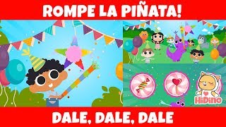 🍭Rompe La Piñata 🍬 Dale, dale, dale, no pierdas el tino | HiDino Canciones Para Niños screenshot 1