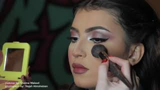 اجمل ميك اب تتوريال للمبدعة شيماء وليد عالمودل اليسار #makeup #ميك_اب