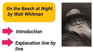 On the Beach at Night by Walt Whitman explanation