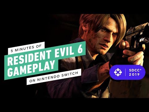 5 Minutes of Resident Evil 6 Gameplay on Nintendo Switch - Comic Con 2019