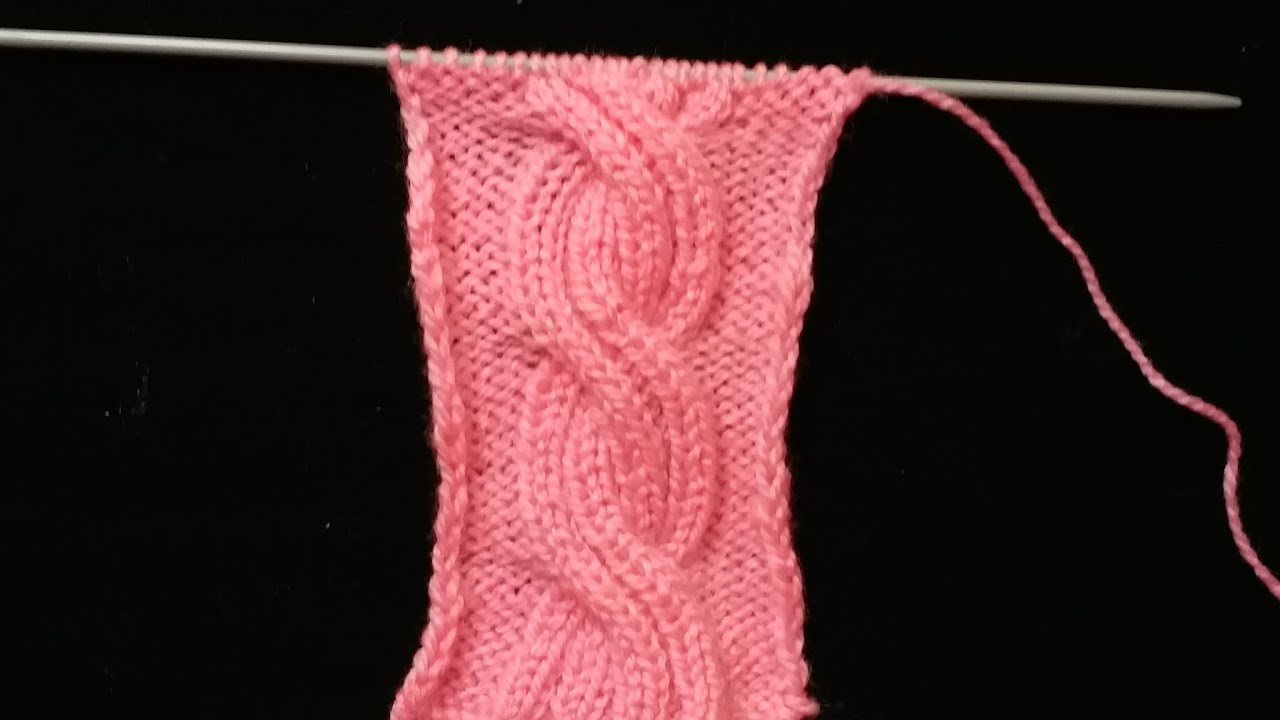 New knitting cable design/pattern||in hindi|| - YouTube