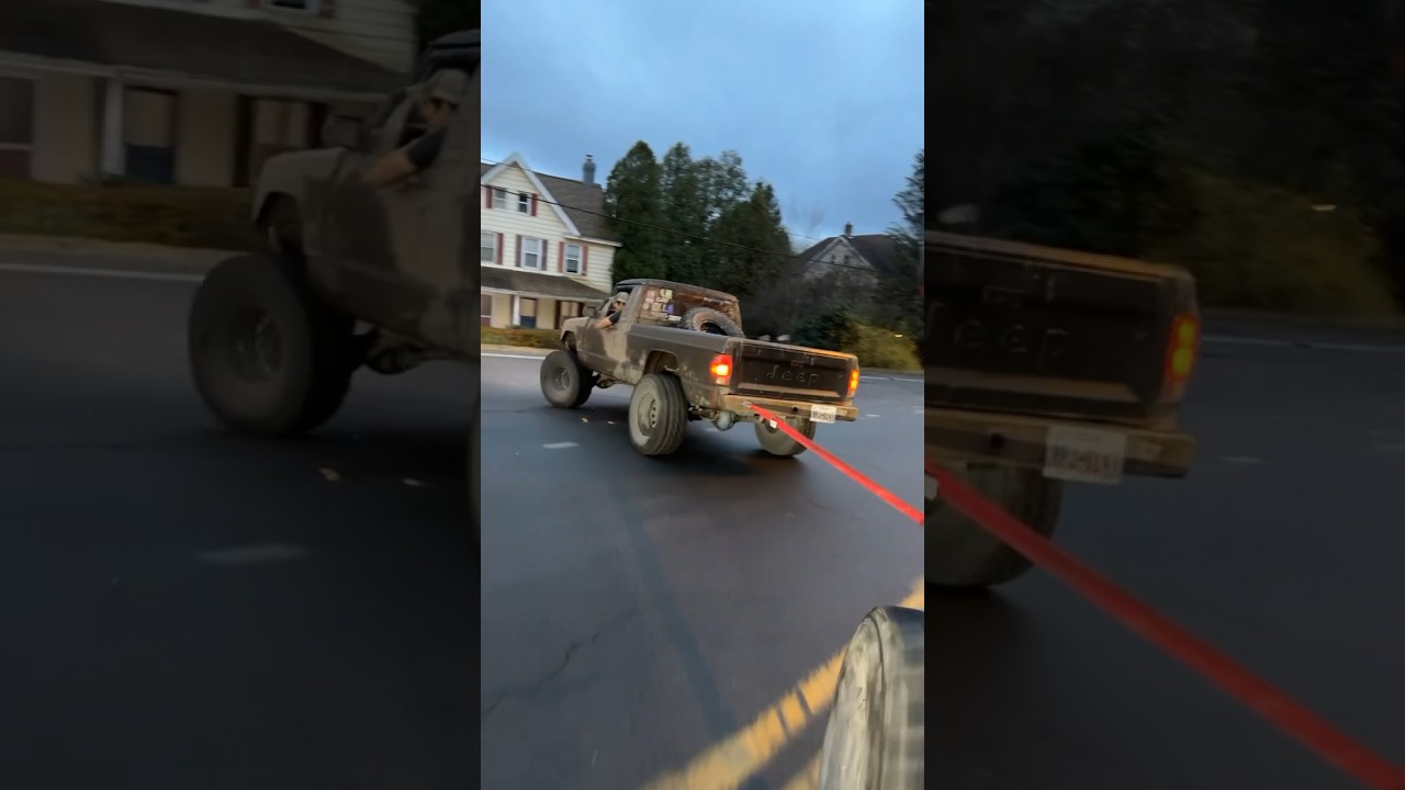 Jeep Comanche saves the day! 