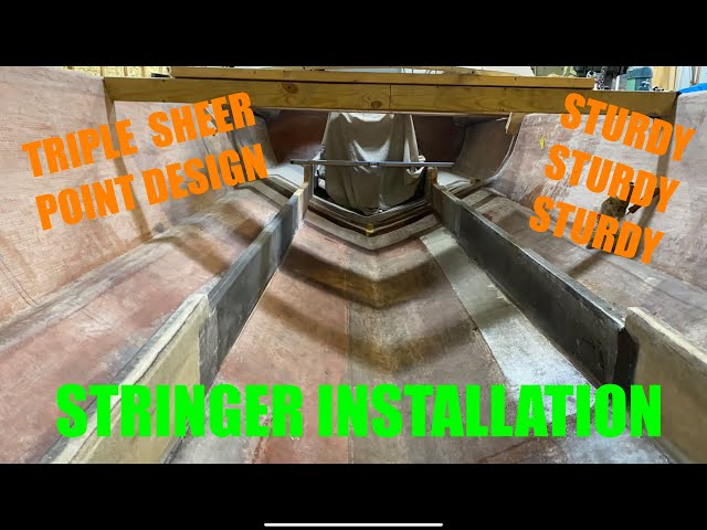 Installing Stringers in the Boat