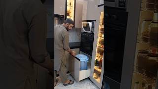 Modular Kitchen Cabinets Design/kitchen Accessories And aluminum Door fitting #shorts #short #tips