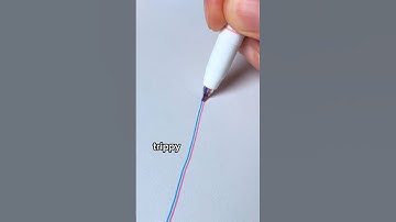 Drawing, But Only 1 Pen 2 Colors… (#shorts)