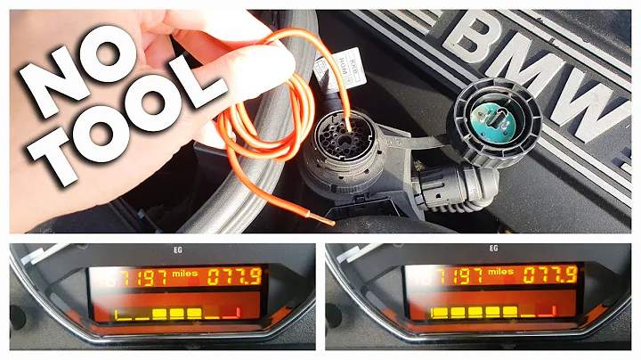 How to reset BMW's oil service indicator without the special tool