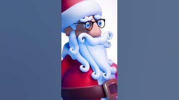 Santa #blender #3danimation #blender3dartist #blenderanimation #blender #3dsanta #3dmodeling #3dart