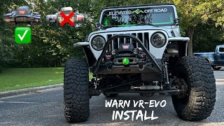 Jeep Wrangler TJ | New Warn Winch Install! by EverydayOffroad 1,677 views 8 months ago 8 minutes, 11 seconds