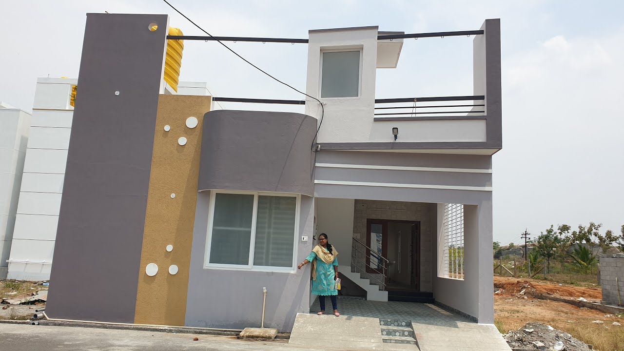 சூப்பரான 2BHK House for sale in Krishnagiri..மாடியில் அழகான தோட்டம்
