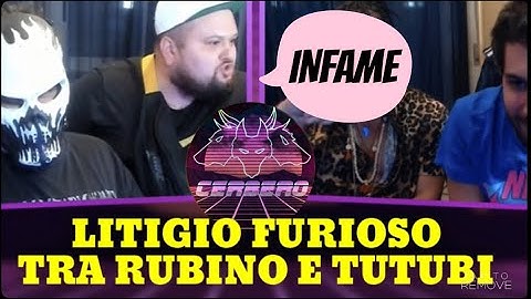LITIGIO FURIOSO TRA RUBINO E YOUTUBE FA CAGARE AL CERBERO PODCAST