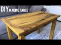 Ahşap masa yapımı / Making a table / Wooden table diy / How to make a wooden table