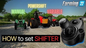 FARMING SIMULATOR 22 // HOW to set SHIFTER on G29 BEST way // gameplay pc