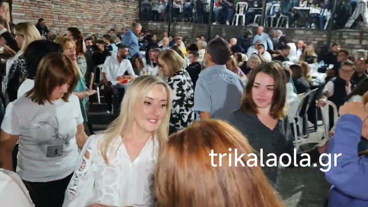 Καλογριανή Καλαμπάκας Τρίκαλα ετήσιος χορός δημοτική βραδιά παραδοσιακό γλέντι μέρος 1ο 17-8-2025