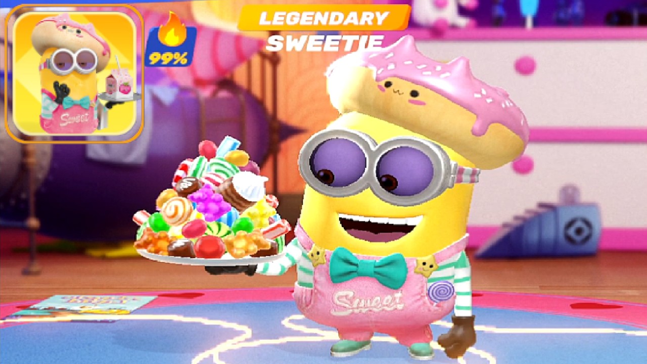 Despicable me Minion rush Unity - Gameplay Walkthrough Part 20 - SWEETIE minion (iOS, Android)