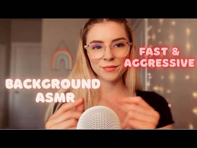 ASMR | FAST & AGGRESSIVE BACKGROUND ASMR (for sleeping 💤 studying 📚 working 👩🏼‍💻) *no talking*