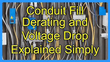 Conduit Fill Derating and Voltage Drop Explained Simply