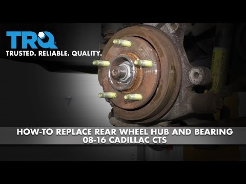 How to Replace Rear Wheel Hub and Bearing 03-07 Cadillac CTS