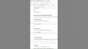 Math Module | 100 Day of Python Programming | Day-15 part 2