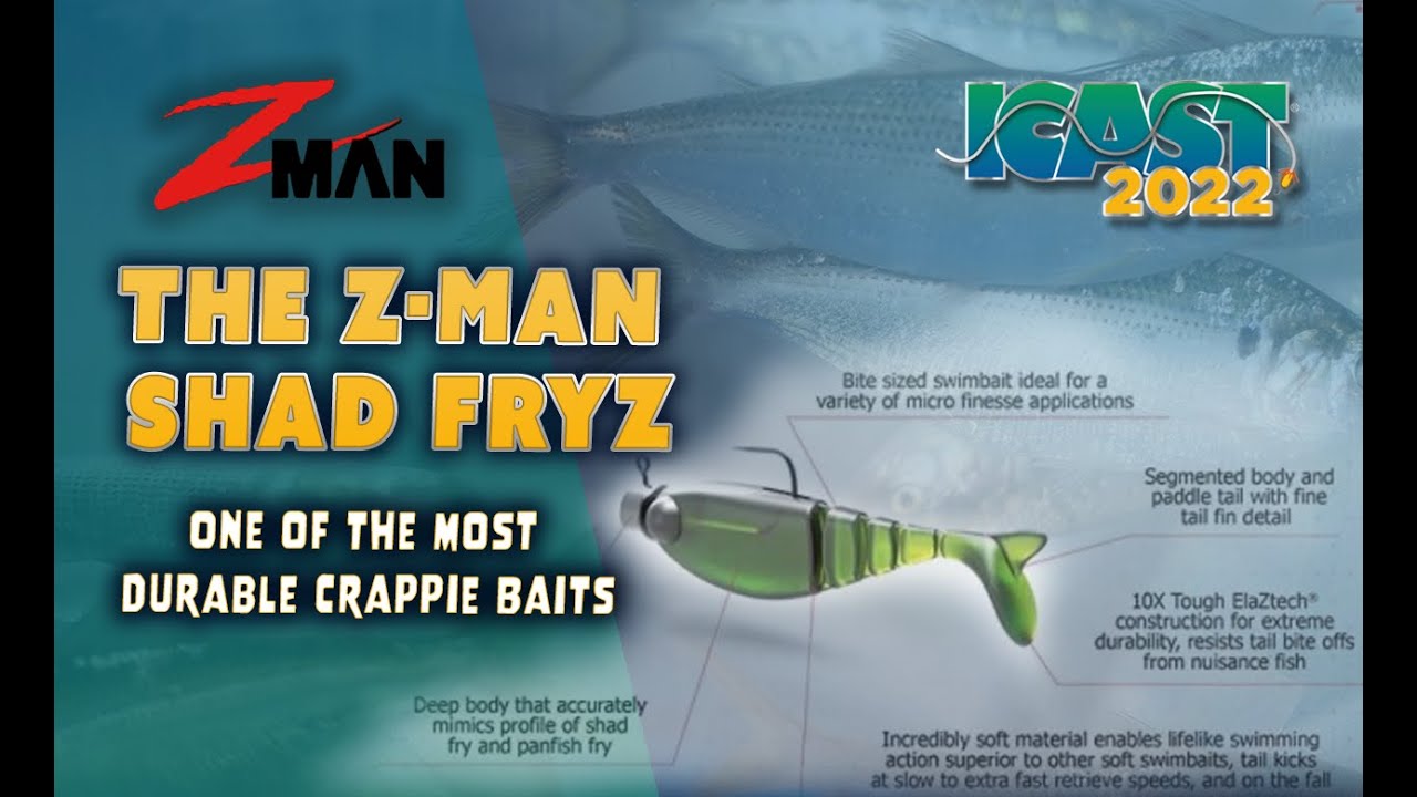 The Z-Man Shad FryZ, One of the Most Durable Crappie Baits 