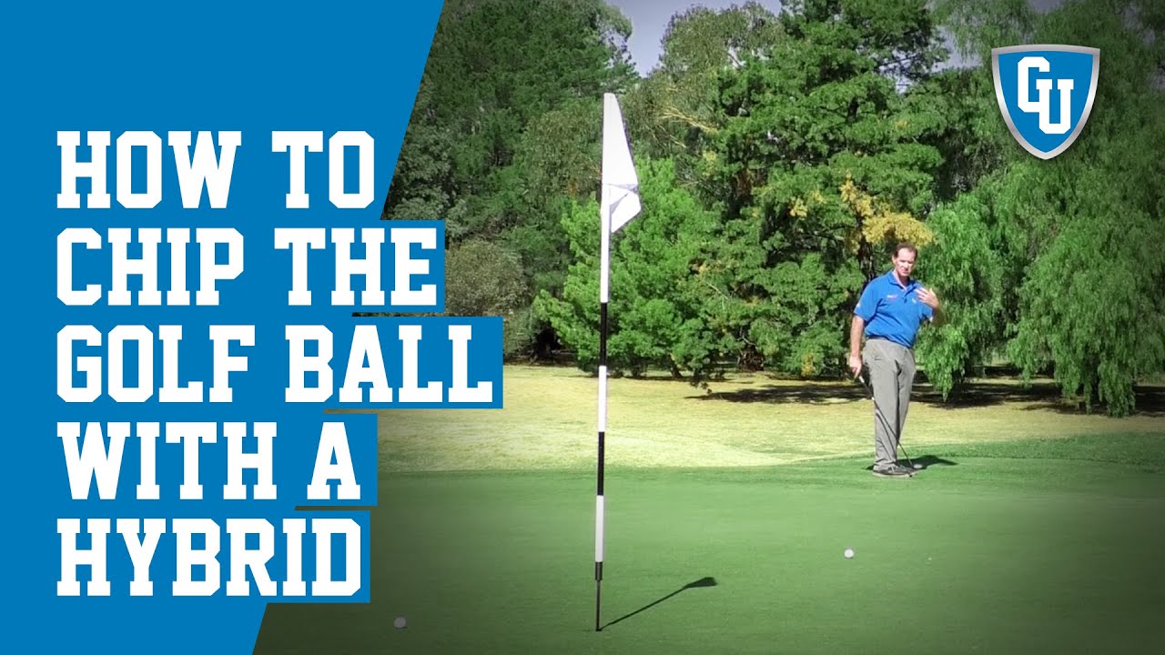 How To Chip the Golf Ball With a Hybrid or 3 Wood YouTube