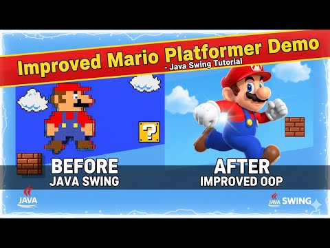 Improved Mario Game Platformer Demo in Java