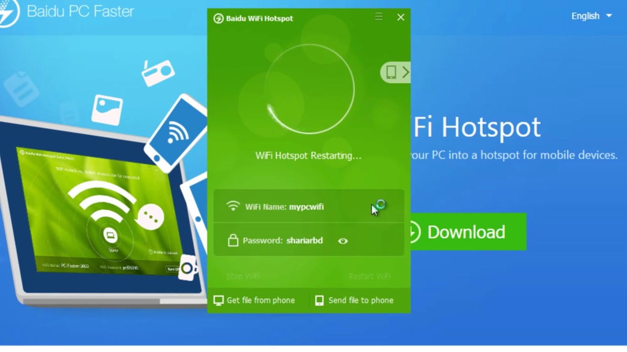 โปรแกรมแชร์ wifi baidu  New  how to share wifi with Baidu WiFi Hotspot