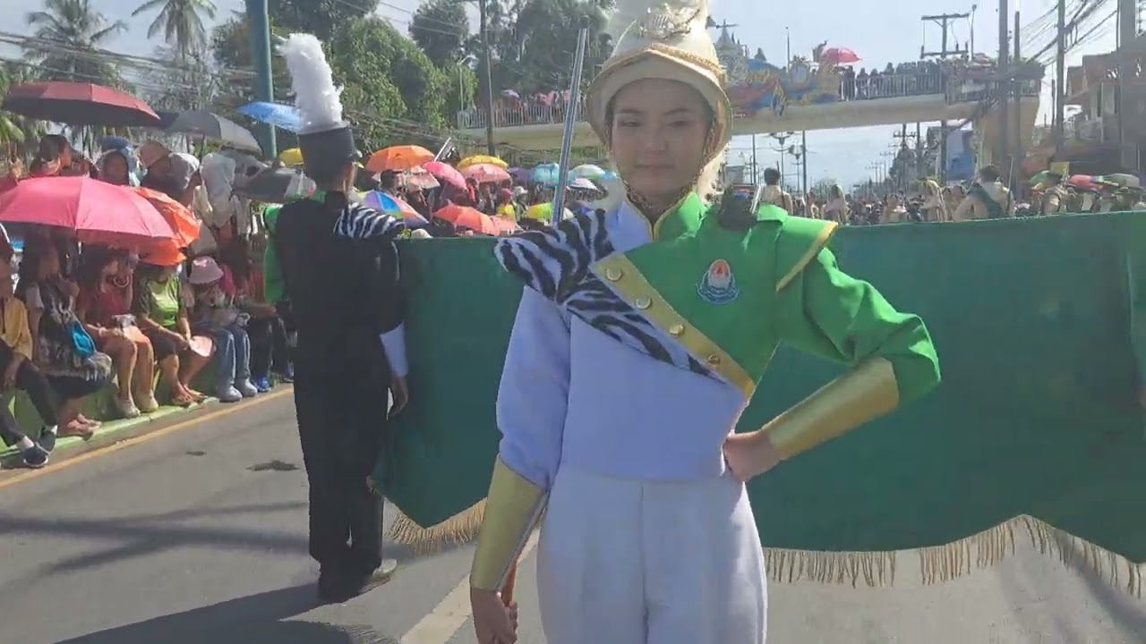 วงโยธวาทิตโรงเรียนพัทลุง งานกีฬาจังหวัด จุดโชว์สอง